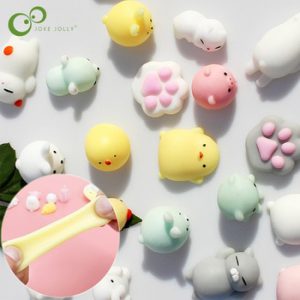 10Pcs All Different Cute Mochi Squishy Cat Slow Rising Squeeze Healing Fun Kids Kawaii Kids Adult Toy Stress Reliever Decor GYH