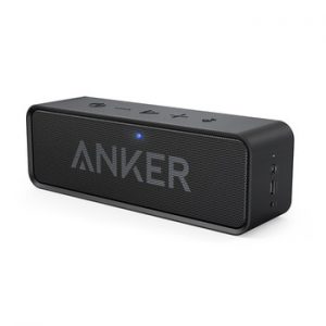 Anker Soundcore Portable Wireless Bluetooth Speaker with Dual-Driver Rich Bass 24h Playtime 66 ft Bluetooth Range & Built-in Mic