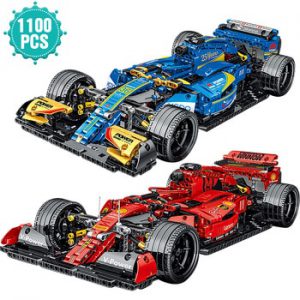 Expert Famous Sport Car Building Blocks Super Speed F1 Racing Vehicle Model Bricks Toys Birthday Gift For Boyfriend