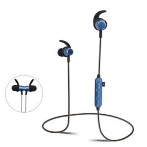 5.0 Bluetooth Earphone Sport Headphones Wireless Headset Noise Canceling Mp3 Player Magentic Metal Deep Bass Stereo earbud W/Mic