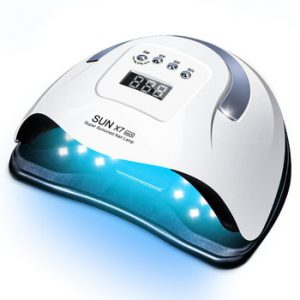 120W UV LED Nail Lamp Nail Dryer 57 LEDs Lamp Quick Drying Nail Gel Polish Manicure Pedicure Professional Nail Salon Lamp Dryer