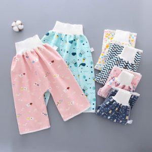 Waterproof Baby Diaper Skirt Infant Training Pants Cloth Diaper Kids Nappy Shorts Skirt Leak-proof Sleeping Bed Potty Trainining