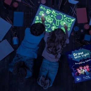 HOT Draw With Light Fun children's luminous Drawing Board Magic With Light-Fun Fluorescent Pen Educational Toys for Children