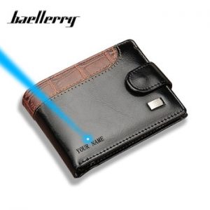 Baellerry Newest Fashion Short Men Wallet Photo Holder Coin Pocket PU Leather Zipper & Hasp Men's Purse Money Bag