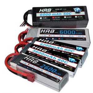 HRB RC Lipo Battery 2S 3S 4S 6S 11.1v 2200mah 22.2v 6000mah 1300mah 1500mah 2600mah 3300mah 4000mah 4200mah XT60-T Deans plug