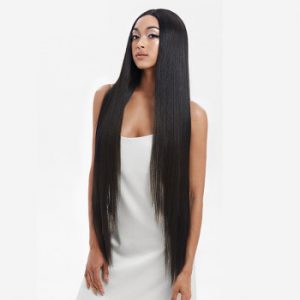 Noble Cosplay Wigs For Black Women Straight Wig Synthetic Lace Wig 38 Inch Ombre Blonde Lace Wig  Cosplay Synthetic Lace Wig