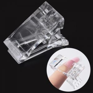 5Pcs Nail Tips Clip Quick Building Poly UV Builder Gel Assistant Tool DIY Manicure Plastic Extension Clamp