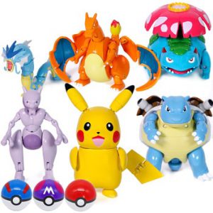 Pokemon Ball Variant Toy Model Pikachu Jenny Turtle Pocket Monsters Pokemones toys Action Figure toy Christmas halloween gift