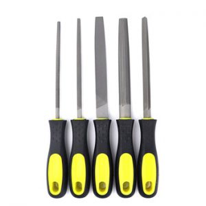 5pcs Wood File Rasp Metal File Set 6''/8''/10'' Flat/Triangle/Round/Square/Half-round Shape Steel Files Craft Woodworking Tools