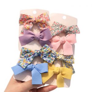 2 Pcs/Set Flower Baby Hair Clips Bows Kids Girl Hair Clip Children Hairpin Haarspeldjes Barrettes Baby Hair Accessories