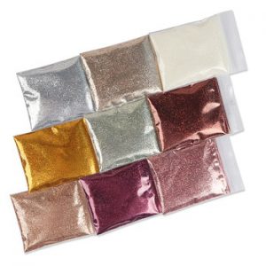 10g Shining Nail Glitter Powder Sequins Gold Silver Fine Glitter Dust Sparkly Chrome Pigment Powder Nail Decorations Manicure