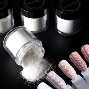 10ml Snow Sugar Dust Shiny Glitter Nail Powder Christmas Nail Art Decorations DIY Manicure Sweater Yarn White Candy Dust powder