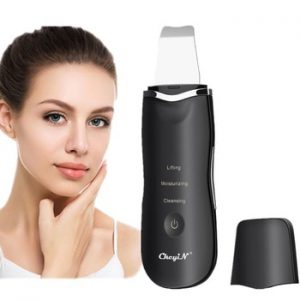 Professional Ultrasonic Facial Skin Scrubber Ion Deep Face Cleaning Peeling Rechargeable Skin Care Device Beauty Instrument 42