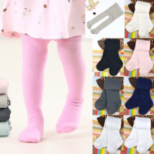 Toddler Kids Baby Girl Boy Cotton Warm Tights Stockings Winter Soft Solid Pants Trousers Pantyhose