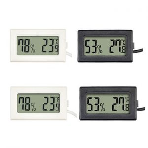 1Pc Mini Indoor Thermometer Digital LCD Temperature Sensor Humidity Meter Thermometer Hygrometer Gauge Fridge Thermometers