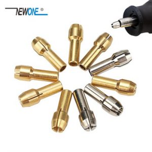 10pcs Power Tool Mini Drill Brass Collet Chuck for Dremel Rotary Tool Dremel Accessories Machine Polishing Engraver Electric