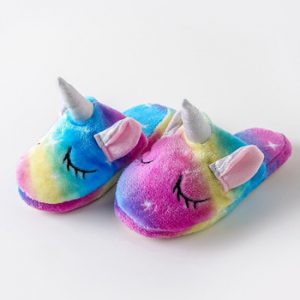 Unicorn Slippers  Kids Cartoon Animal Claw Onesies Pajama Baby Home Shoes Boys Girls Women Adult Casual Cosplay