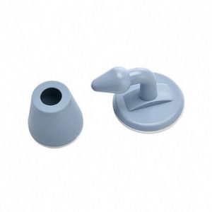 Mute Non-punch Silicone Door Stopper Touch Toilet Wall Absorption Door Plug Anti-bump Door Holder Gear Gate Resistance