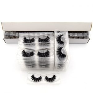 Visofree 30 Pairs/lot 3D Faux Mink Lashes With Tray No Box Handmade Full Strip Eye Lashes Fake Eyelashes Makeup eyelashes cilios