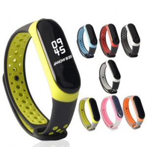 For Mi Band 5 3 4 strap sport Silicone watch wrist Bracelet miband 4 5 accessories bracelet smart strap for Xiaomi mi band 6 4 5