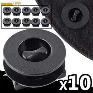 Car Twist Lock Floor Mat Clips Fastener Carpet Fixings Grip Buckle For VW Jetta Golf 4 Bora Passat B5 Beetle Polo Auto Styling