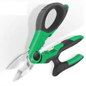 LAOA 7Inch Electrician Scissors 1.5-4mm² Wire Cutter Stripping Cutting Terminal Crimping Tools