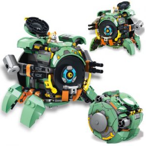 HUIQIBAO 227Pcs City Wrecking Ball Game Building Blocks Military Mecha Robot Hammond Animal Figures Weapon Bricks Toys Children