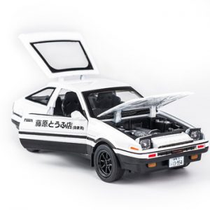 1:28 INITIAL D Toyota AE86 Alloy metal Toy Car Model Diecast Toy Vehicles Cartoon Miniature Scale Model Car Toys For Children