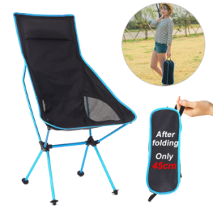 Portable Ultralight Folding Chair Superhar Camping Beach Chair High Load Aluminiu Fishing Hiking Picnic BBQ Seat Outdoor Tools