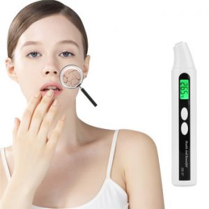 Portable Digital LCD  Face Skin Moisture Tester Meter Water Oil Analyzer Monitor Detector Skin Sensor Facial Skin Care Tools 45