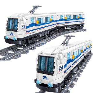 Qunlong Creator Train Transportation Building Blocks High Speed Subway Rail Model Toys For Kids Or Adult Birthday Gifts