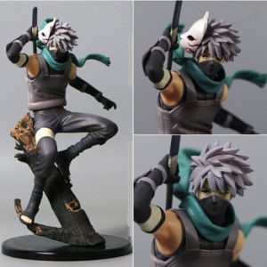 23CM Anime figurine Change head Hatake Kakashi PVC Action Figure The Dark Kakashi Figures Collectible Toy