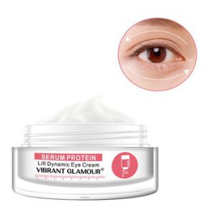 VIBRANT GLAMOUR Serum Protein Snail Eye Cream Anti-Aging Wrinkle Remover Dark Circles Against Puffiness Lifting Firming Eye Care