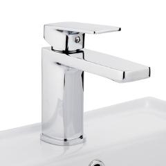 Frap Basin Faucets Chrome Stainless Steel Bathroom Basin Faucet Tap Sink Mixer Faucet Vanity Hot and Cold Water Brass Tapware