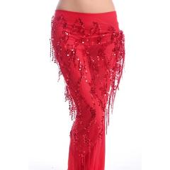 New style Belly dance costumes sequins tassel indian belly dance hip scarf for women belly dancing belt 11kinds of colors