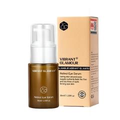 VIBRANT GLAMOUR Retinol Eye Serum Anti-Wrinkle Remove Eye bags Fade Fine lines Dark Circles Brighten Whitening Skin Care 30ml