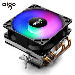 Aigo CPU Cooler 4 Heatpipe CPU Cooling TDP 280W 3Pin Fan PC Cooling Heatsink 90mm ARGB Fan Radiator 115X/775/1366/2011/AM3+/AM4