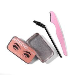 O.TWO.O Eyebrow Soap Wax With Trimmer Fluffy  Feathery Eyebrows Pomade Gel For Eyebrow Styling Makeup Soap Brow Sculpt Lift