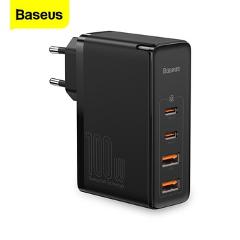 Baseus 100W GaN USB Type C Charger PD QC Quick Charge 4.0 3.0 USB-C Type-C Fast Charging Charger For iPhone 12 Pro Max Macbook