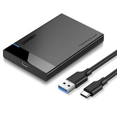 Ugreen 2.5 HDD Case SATA to USB 3.0 Adapter External Hard Drive Enclosure for SSD Disk HDD Box Type C 3.1 Case HD HDD Enclosure