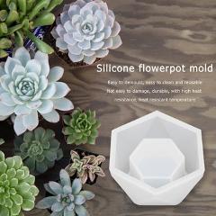 Durable Flowerpot Molds DIY Succulent Making Cement Mould Office Decoration Easily Carrying Part Eco-friendly Tool