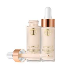 O.TWO.O Liquid Foundation Professional Makeup Base  Oil Free Full Coverage Concealer Long Lasting Liquid Foundation Cosmetics