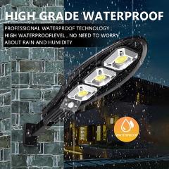 3600mAh Powerful Upgraded Led Solar Light Outdoor 90 led Waterproof Lighting For Garden Wall Street Adjustable Angle Solar Lamp