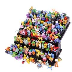 144Pcs Tomy Different Styles Pokemon Figures Model Collection 2-3cm Pokémon Pikachu Anime Figure Toys Dolls Child Birthday Gift