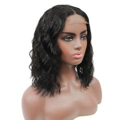 13x4 Short Bob Wig Loose Body Wave Lace Front Human Hair Wigs for Black Women Lace Closure Wig Human Hair Ocean Wave Bob Wigs