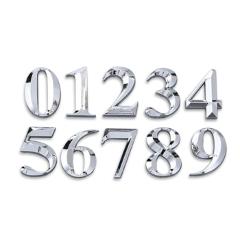 3D Large size Self Adhesive Door Number Sign Number Digit Apartment Hotel Office Door Address Street Number Stickers Plate Sign