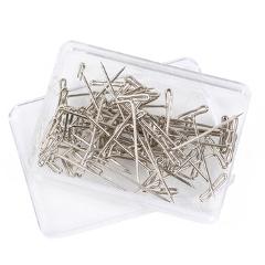 AliLeader Good Quality Silver 50pcs Tpins for Wigs Making/Display On Foam Head 38mm Long T-pins Sewing Hair Needles Styling tool