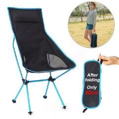 Outdoor Portable Folding Chair Maximum Load Of 150kg Ultralight Travel Fishing Camping Chair Picnic Home Seat Moon Chair 캠핑의자