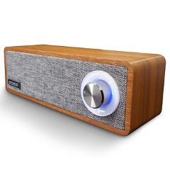 STONEGO Handmade Oak Wood Portable Bluetooth Speaker