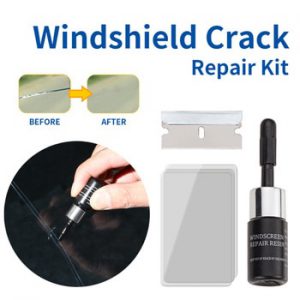 Car Windshield Repair Kit Quick Fix Car Cracked Glass Windscreen Repair Tool Kit Resin Sealer DIY Auto Window Screen Polishing